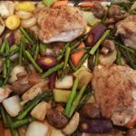 Asian Chicken Thigh and Asparagus Sheet Pan Supper
