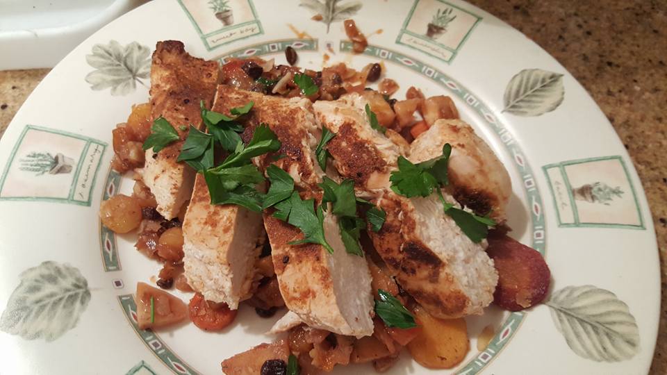 GreenChef Moroccan Chicken - Cooking...Yay!