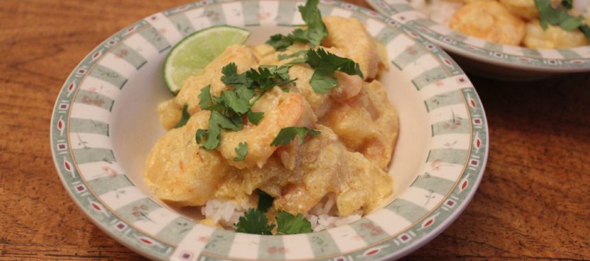 Thai-Inspired Shrimp Coconut Curry